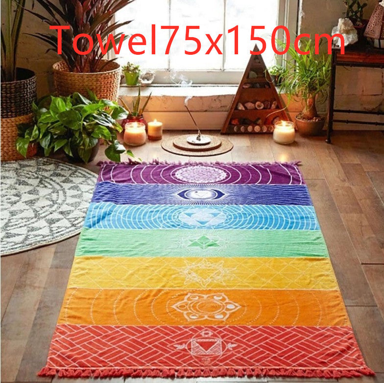 Better Quality Made Of Cotton Mandala Blanket - Blu Obsidian
