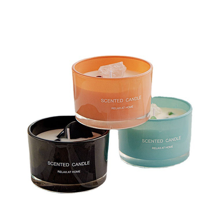 Crystal Glass Handmade Aromatherapy Candle