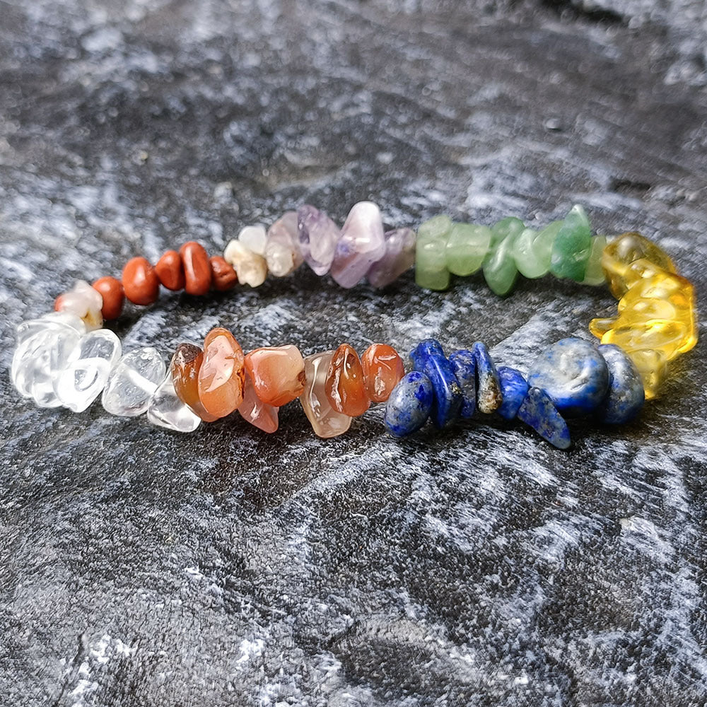 Crystal Jade Chakra Combination Set Love Hexagon Pillar - Blu Obsidian