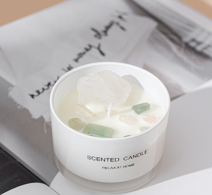 Crystal Glass Handmade Aromatherapy Candle