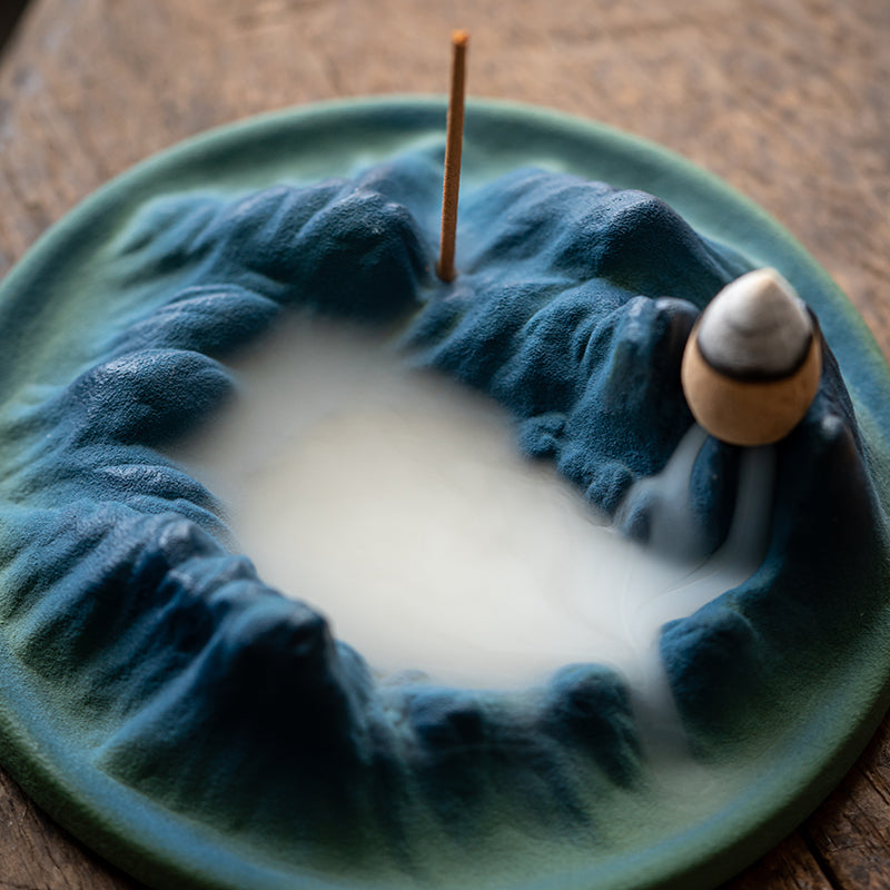 Ceramic Incense Stick Backflow Burner