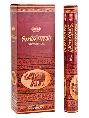 Hem Sandalwood Incense 20 Sticks - Blu Obsidian