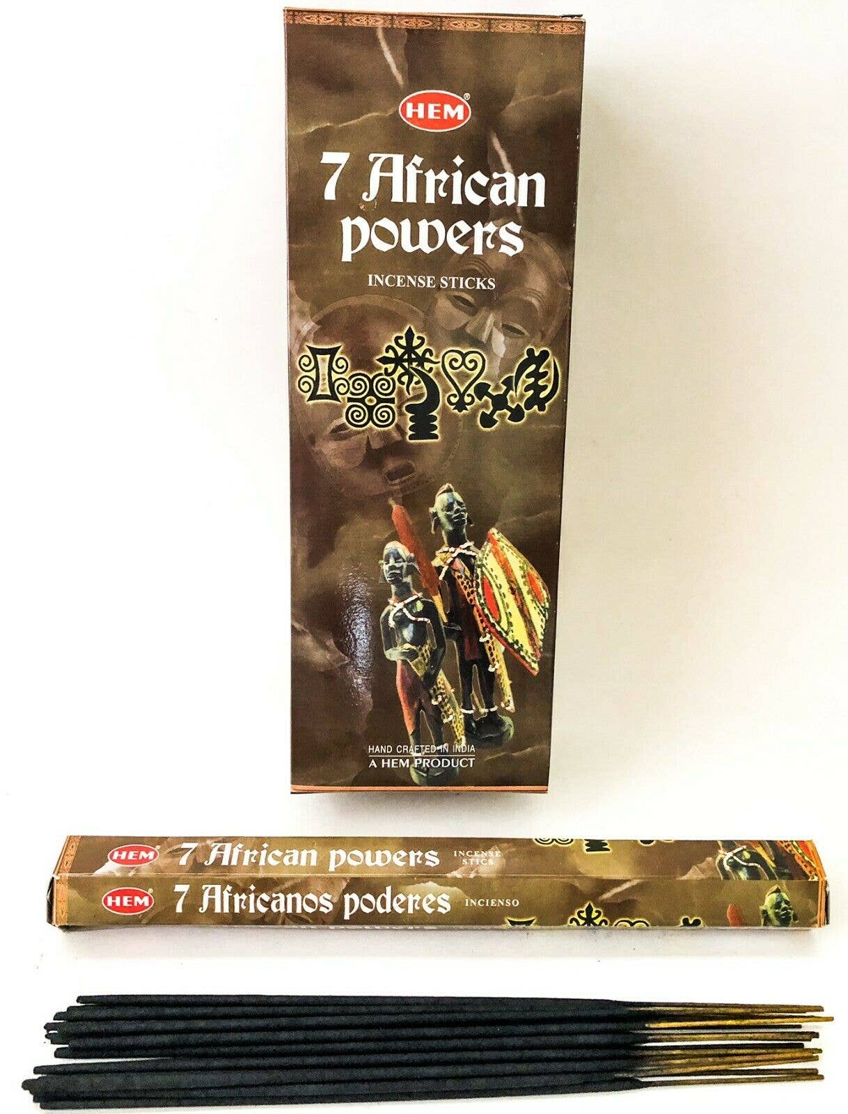 Hem 7 African Powers Incense 20 Sticks - Blu Obsidian