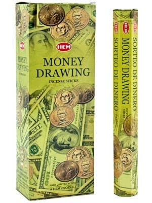 Hem Money Drawing Incense 20 Sticks - Blu Obsidian