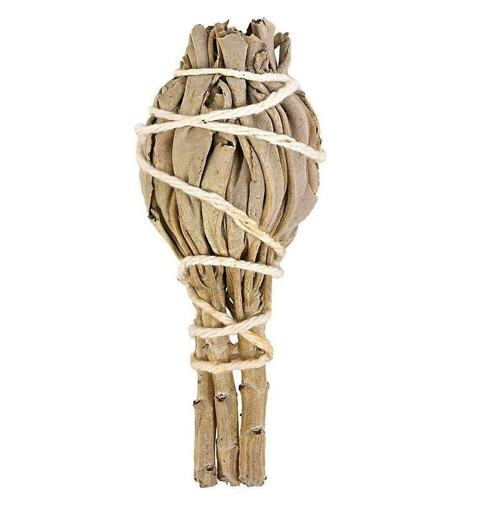 White Sage Torch Cali Smudge Stick Certified Organic - Blu Obsidian