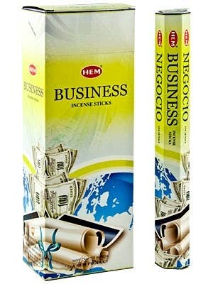Hem Business Incense 20 Sticks - Blu Obsidian