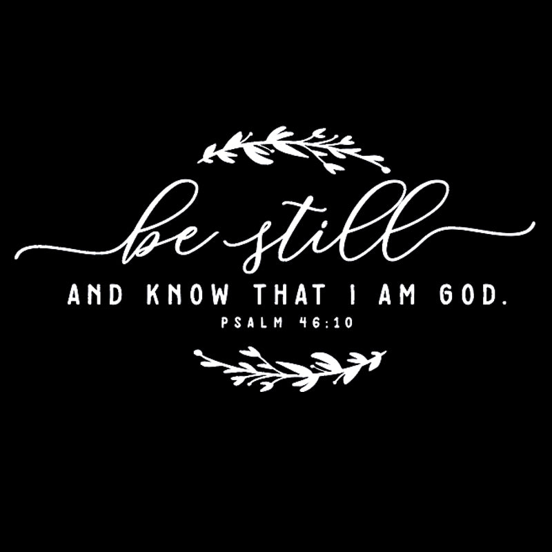 English Bible Wall Sticker - Blu Obsidian