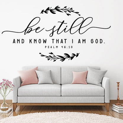 English Bible Wall Sticker - Blu Obsidian