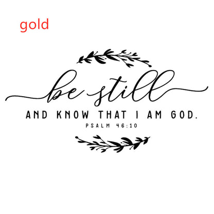 English Bible Wall Sticker - Blu Obsidian